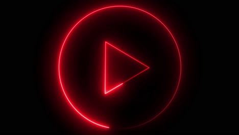 play online video icon video play website mobile design animation multimedia background button live