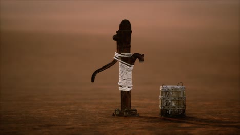 old-rusted-metal-well-in-desert