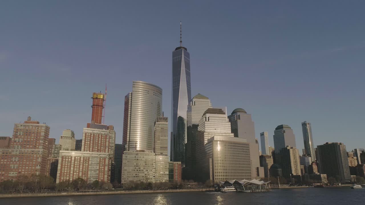 horizonte de la ciudad de nueva york cuatro repetido