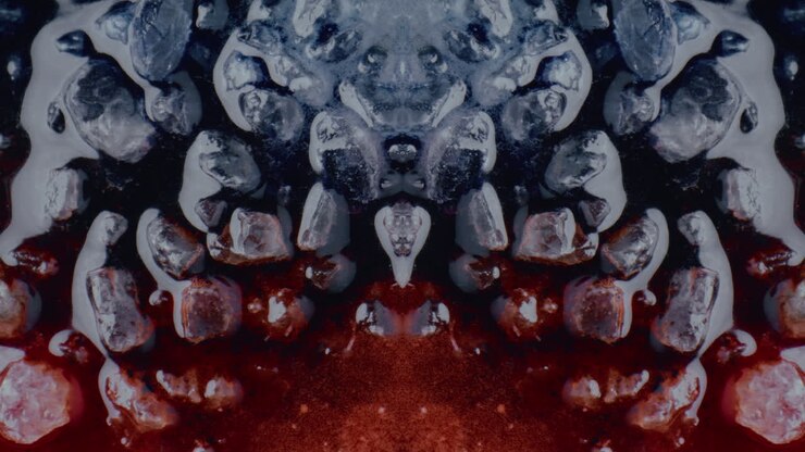 Abstract Mirrored Stone Texture