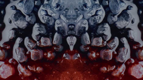 abstract mirrored stone texture