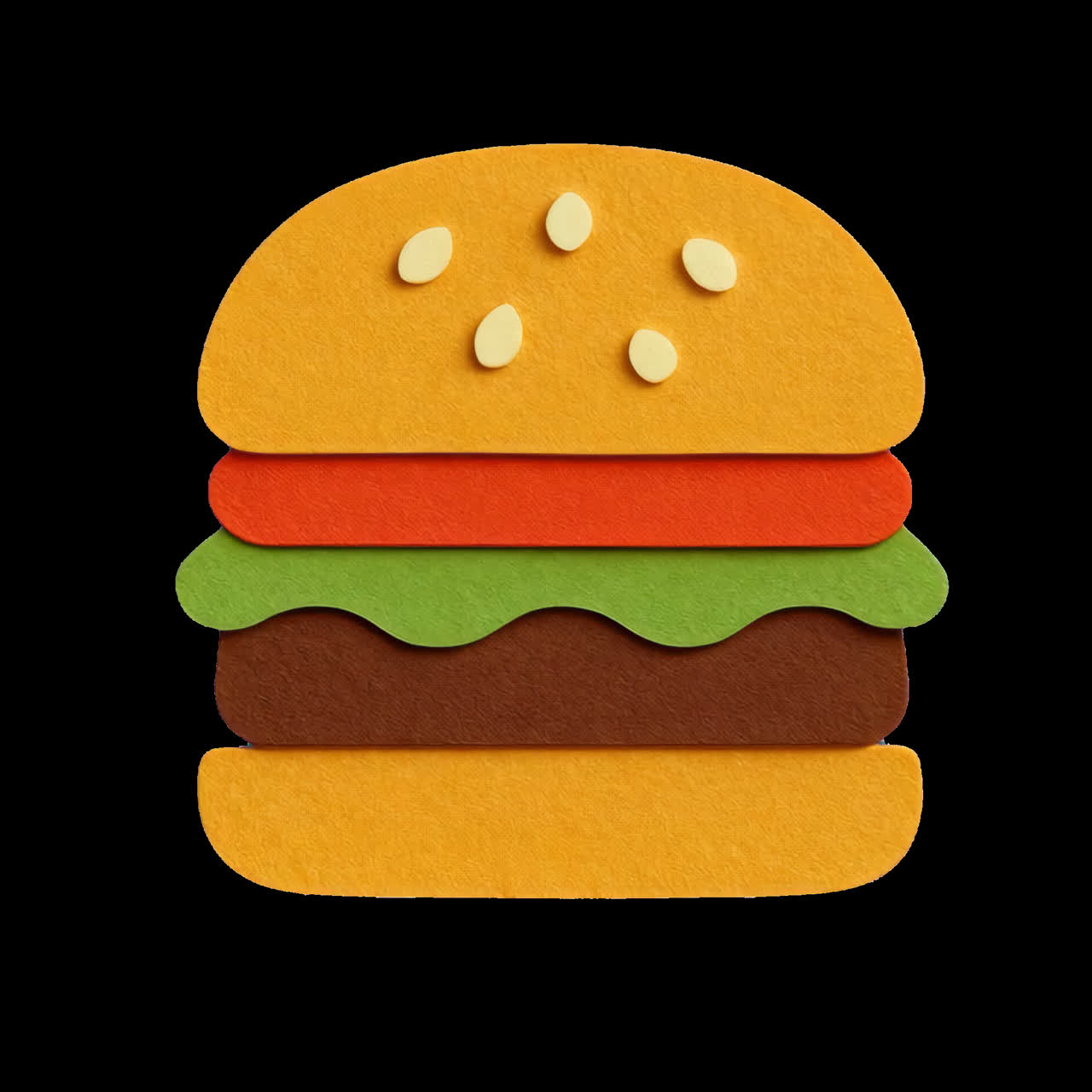 caricatura de hamburguesa