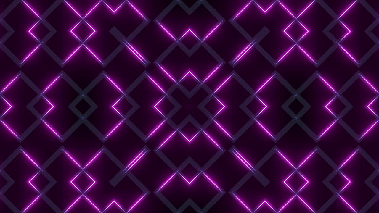 Purple Neon Geometric Pattern