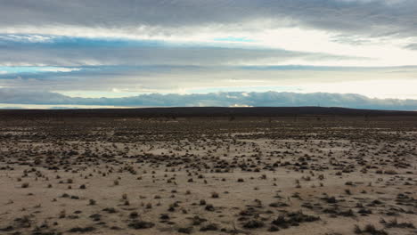 The-Mojave-Desert-seems-like-a-barren-wasteland-but-is-a-thriving-environment---slow-aerial-flyover