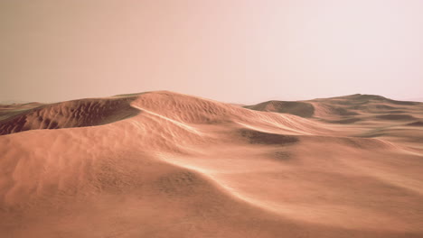 sand dunes at sunset in sahara desert in morocco