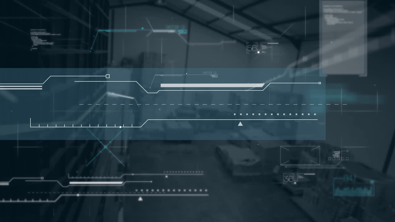 animación de diversos datos de las conexiones a través del almacén