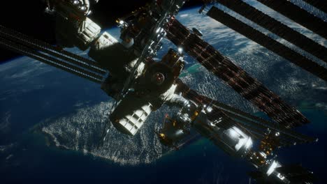 la estación espacial internacional. elementos de esta imagen proporcionados por la nasa