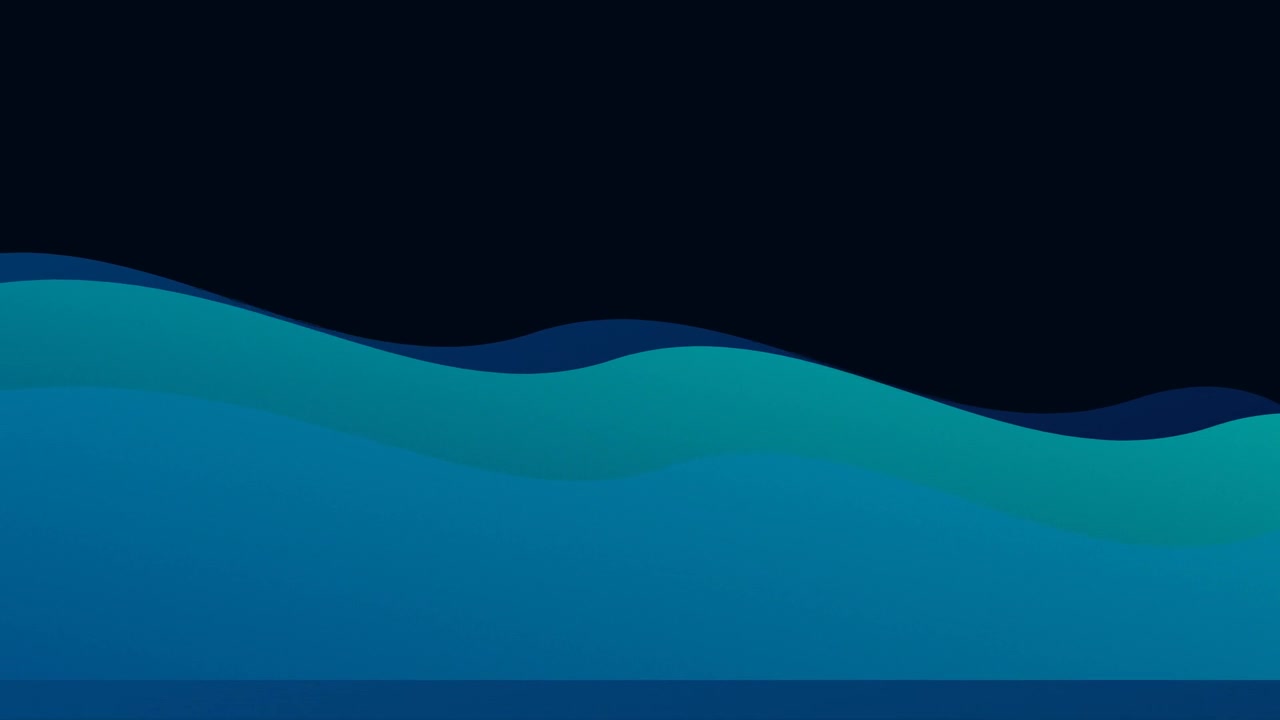 Abstract Motion Background with Smooth Blue and Teal Waves