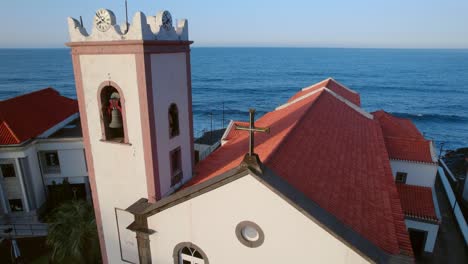 coastal church with ocean view