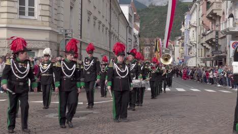brass band crailsheim at the annual grape festival, meran - merano, south tyrol, italy (part 2 of 4)