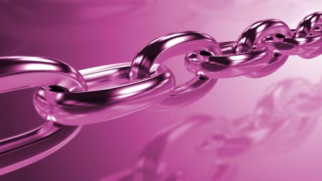 fondo de la cadena de bloques de bucle abstracto rosado