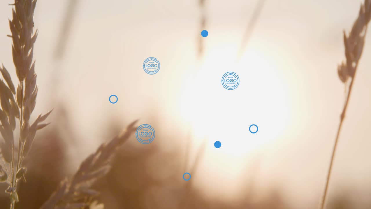 Modern Blue Hexagon Logo Design