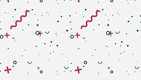 patrones de líneas geométricas coloridas animación de fondo 4k