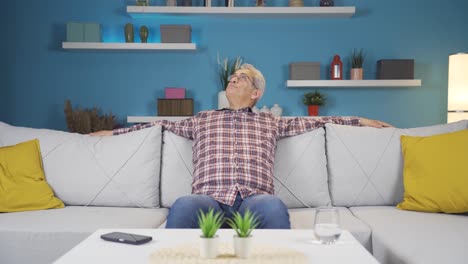 hombre tranquilo y pacífico.
