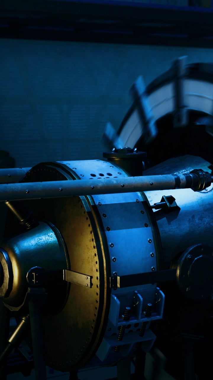 Mechanical wonders of a workshop in twilight glow showcase engineering artistry