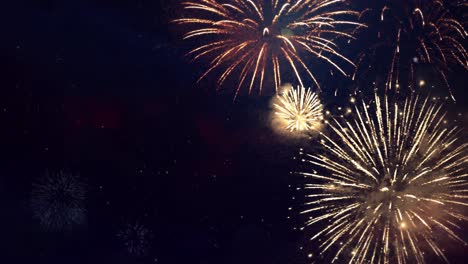 stunning fireworks display