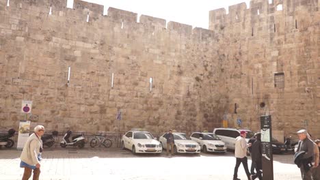 old city wall in jerusalem