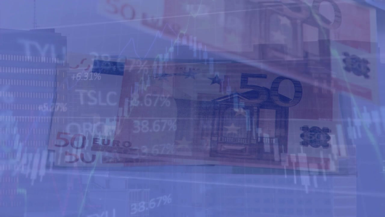 Banknotlar üzerinde veri işlemesi animasyonu