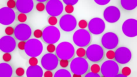 abstract composition with colorful circles. computer generated 3d rendering background