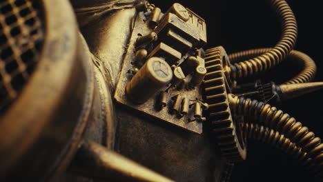 steampunk mechanical detail