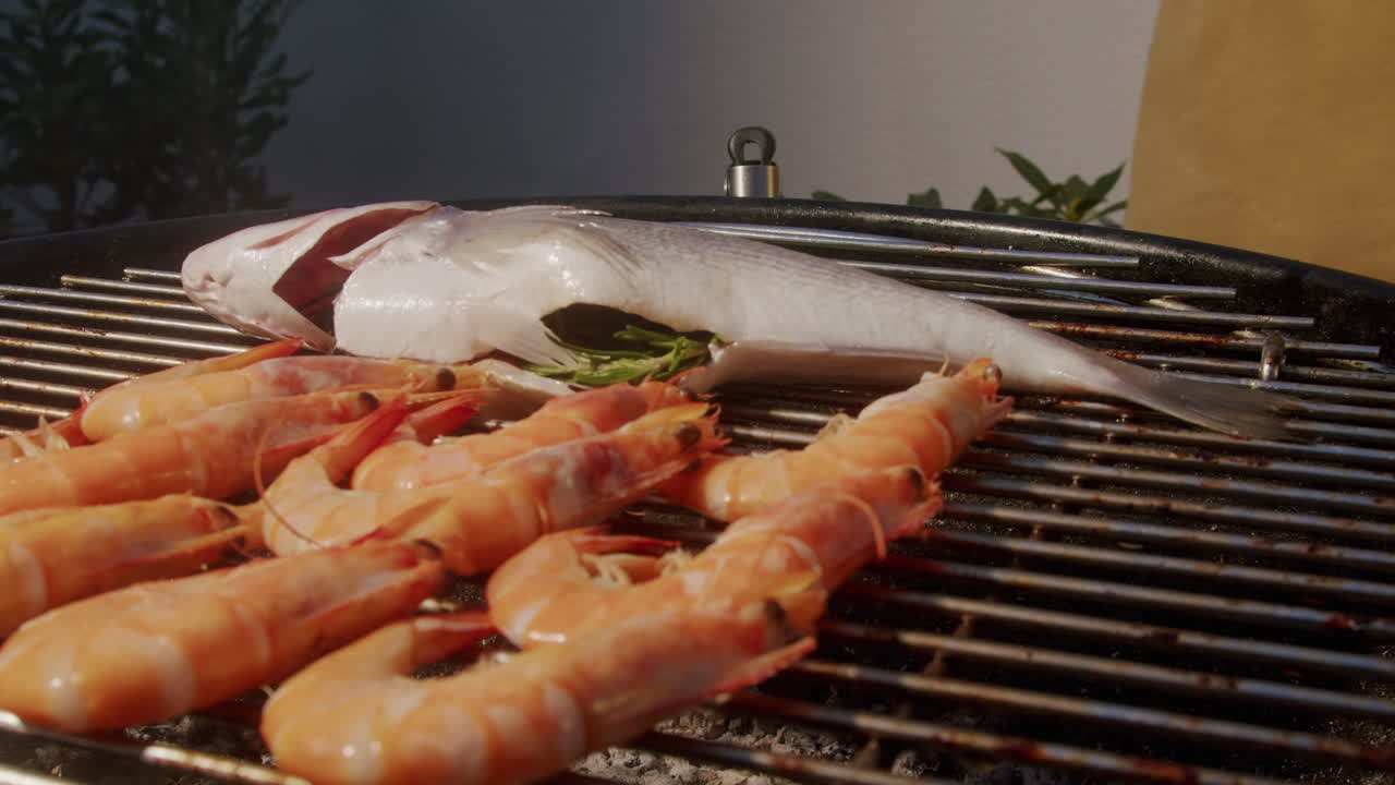 Grilled Fish and Shrimp