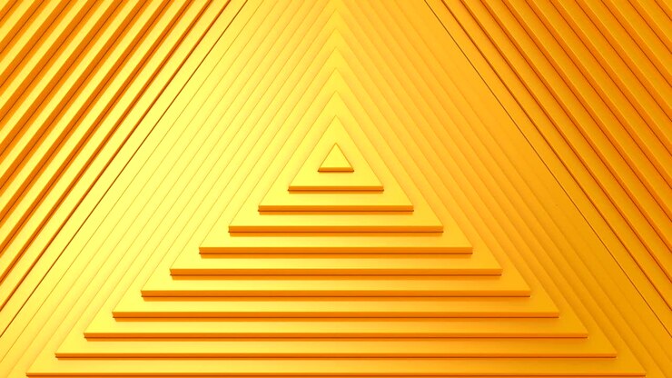 Triangles Forming A Wave