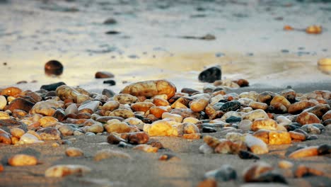 beach wave rock 4k