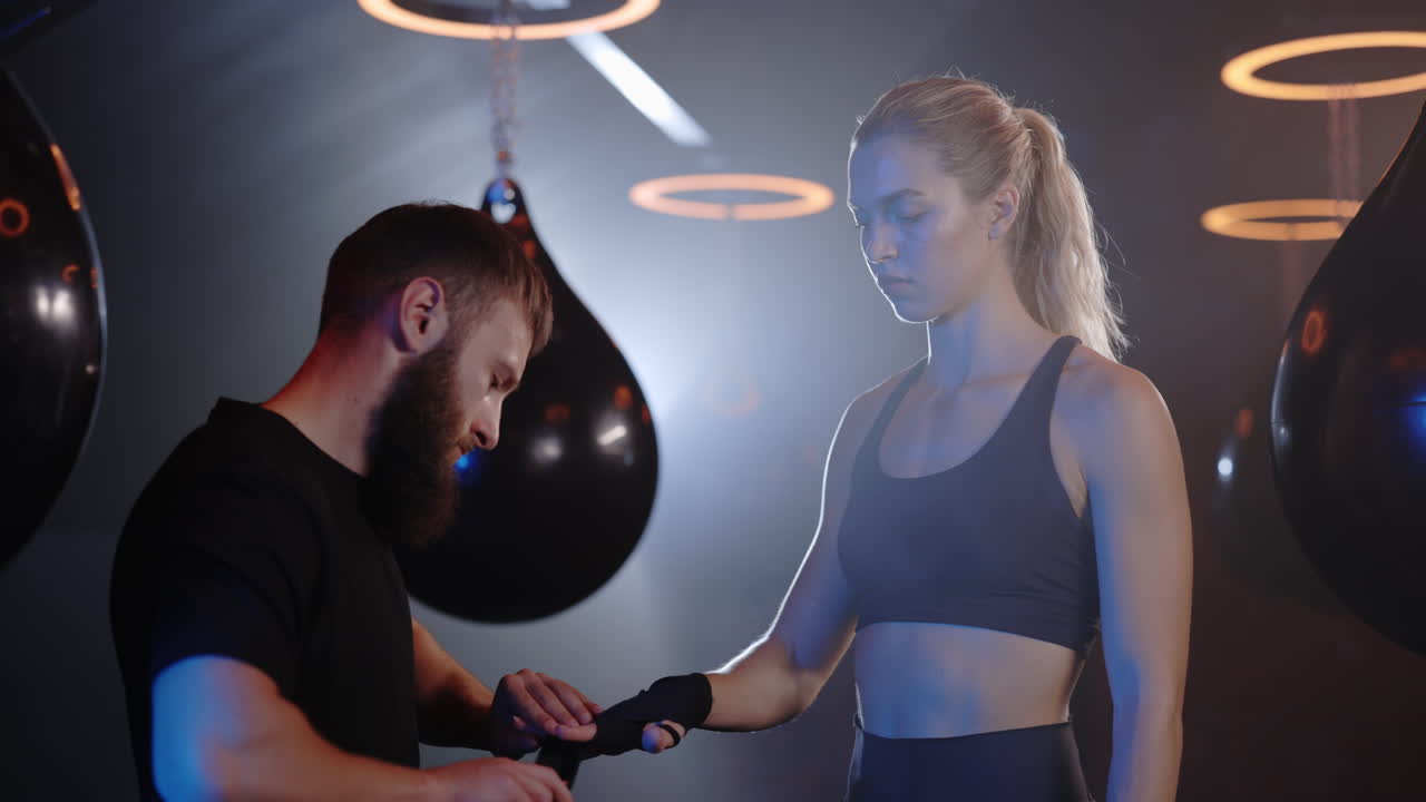 권투 훈련 세션