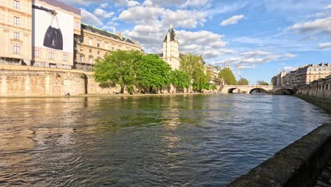 scenic view of seine river in paris