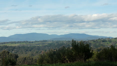 Dandenong-ranges-shot-from-the-Yarra-Valley,-Australia-1