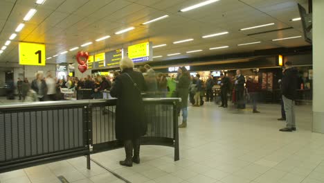 lapso de tiempo de la puerta de llegada del aeropuerto