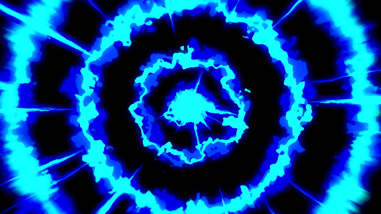 animación de relámpagos de fuego, animación de cómics de dibujos animados, fondo de bucle de llamas,