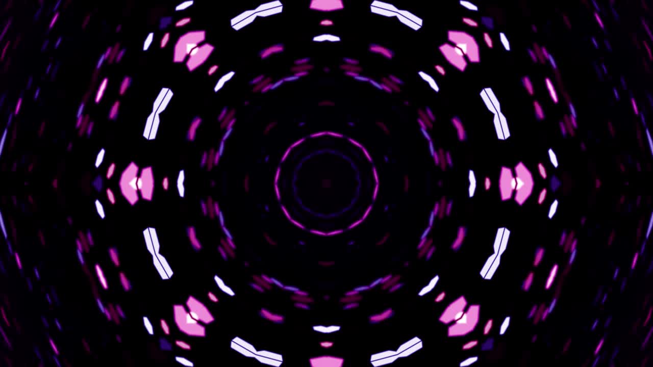 partículas hexagonales cuadrícula médica patrón hexagonal tecnología de fondo bucle