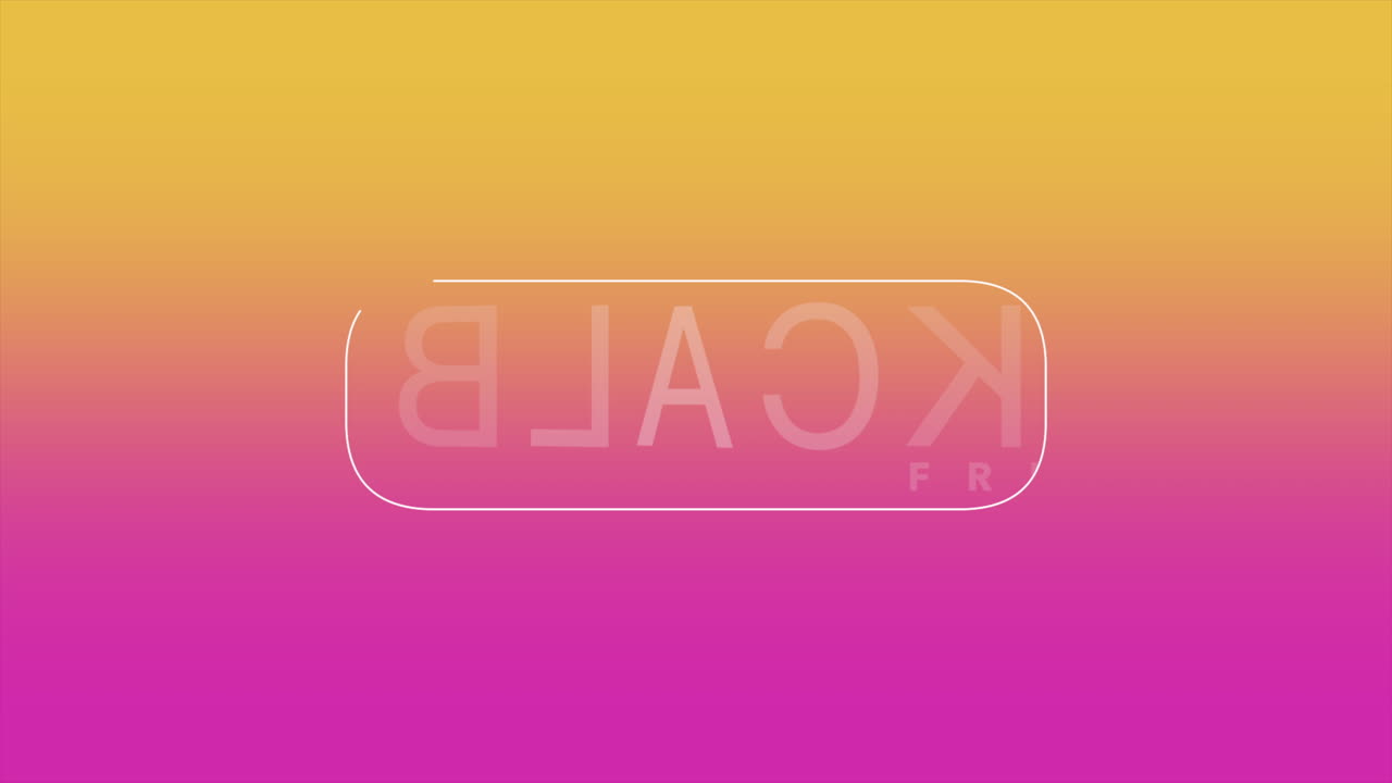 현대 블랙 프라이데이 텍스트의 다채로운 그라디언트