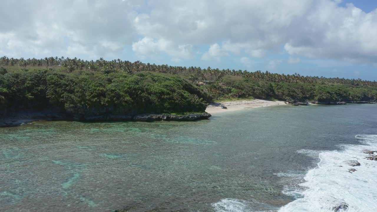 vista aérea de tonga, en la polinesia