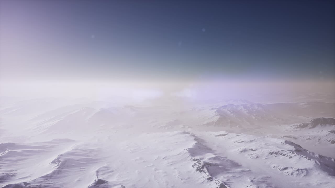 terreno cubierto de nieve