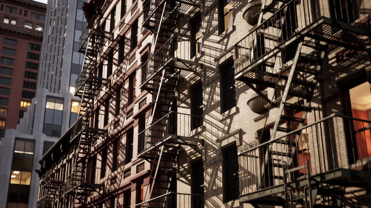 뉴욕 비즈니스 센터 다운타운 건물 전망