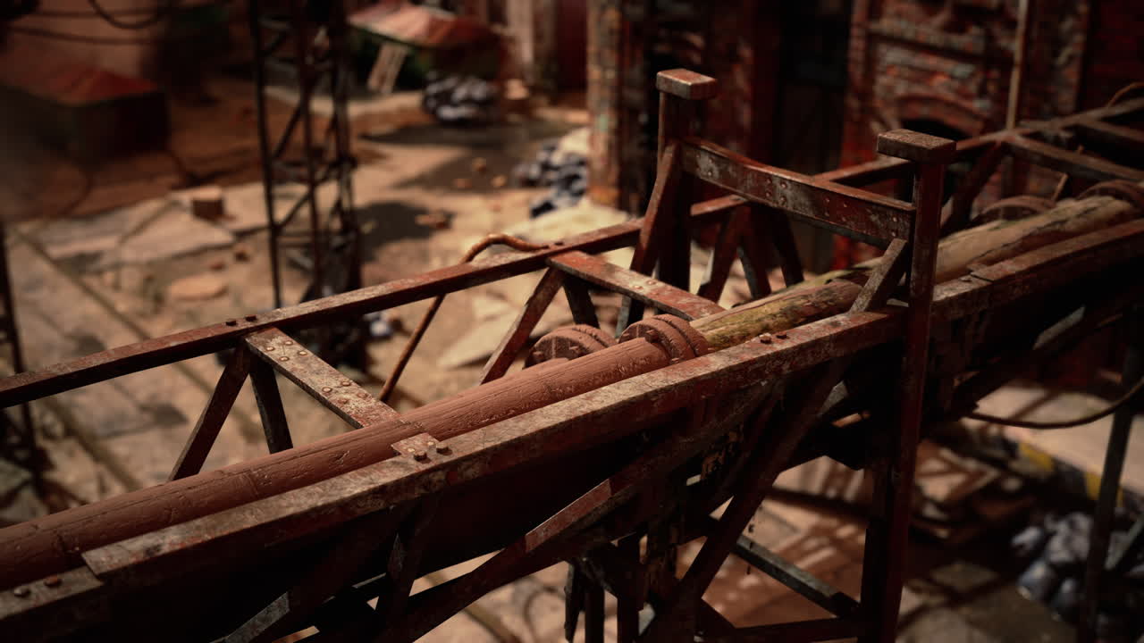 ⁇ 은 공장의 버려진 산업 건물