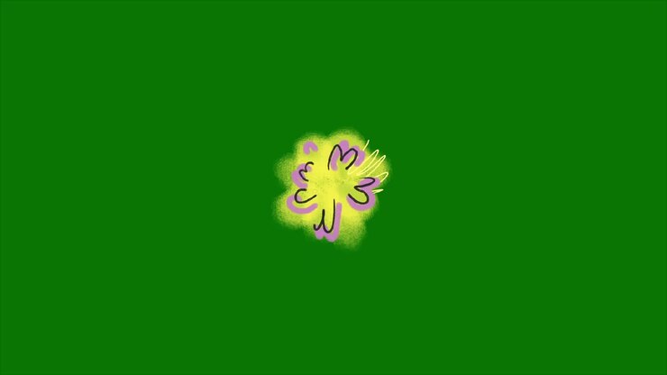 Colorful Cartoon Confetti Party Popper Explosion - Isolated on Green Screen Background