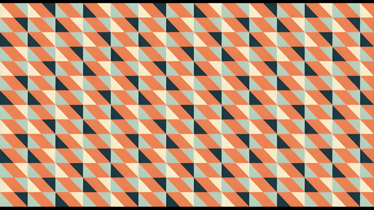 Abstract Geometric Triangle Pattern