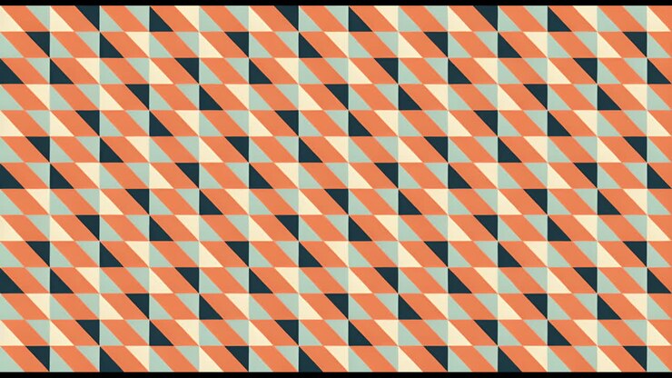 Abstract Geometric Triangle Pattern
