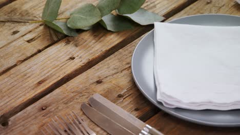 various cutlery on wooden table 4k