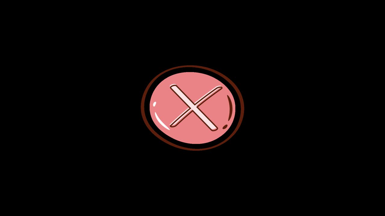 Red Circle with a Cross