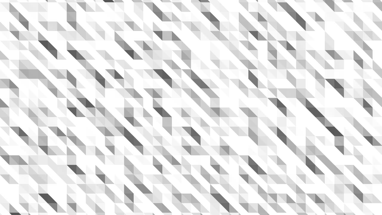 superficie geométrica poligonal abstracta. bajo fondo de movimiento poli de desplazamiento de triángulos grises blancos