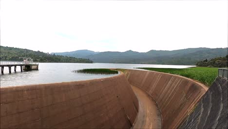 the lower nihotupu reservoir, auckland, new zealand