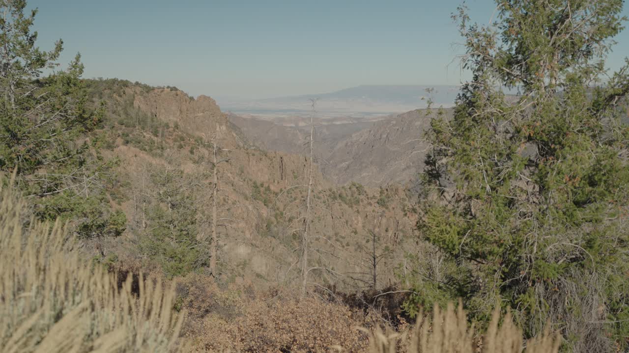 paisaje de cañón de montaña