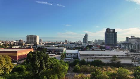 pattaya thailand building skyline sunset chon buri province southeast asia