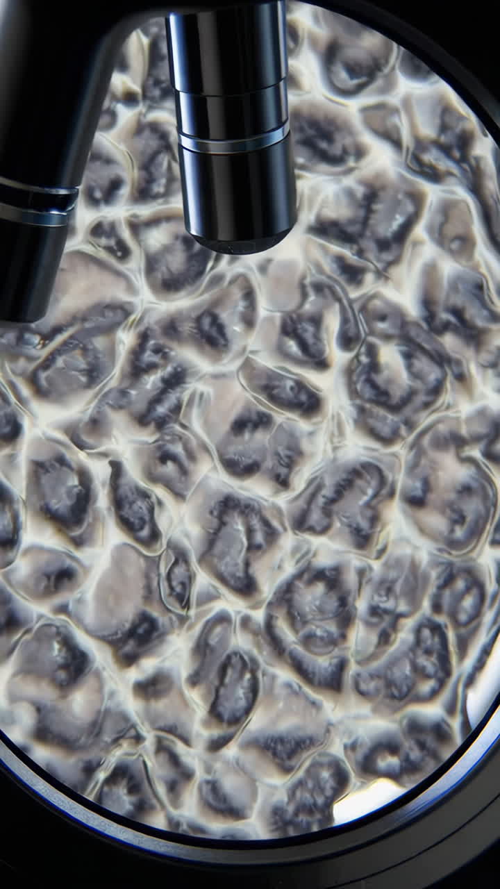 Microscopic View of Biological Tissue