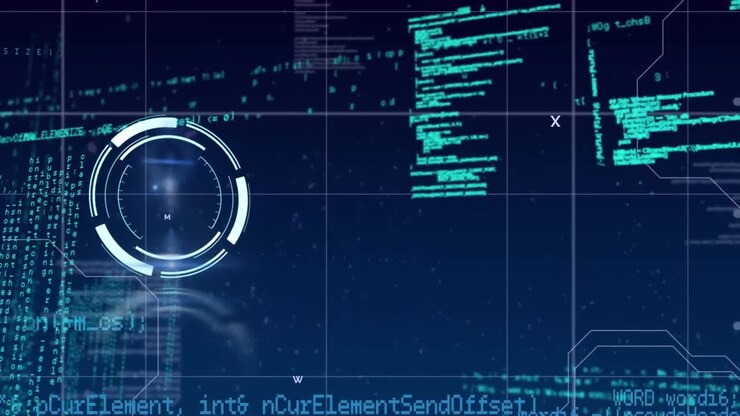 Animation af omfangsscanning over data behandling