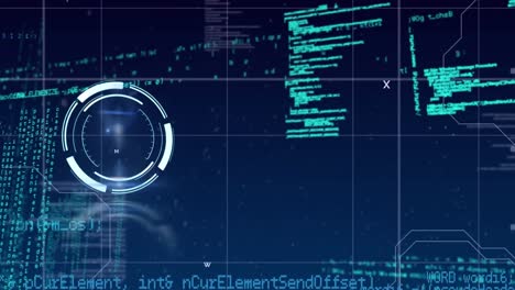 Animation-Des-Scope-Scannens-über-Die-Datenverarbeitung